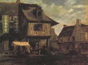 Theodore Rousseau Marketplace in Normandy (san04) oil painting picture wholesale